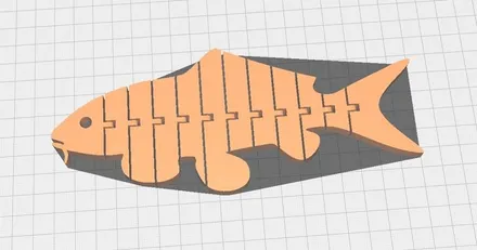 3D printed Articulated Koi Fish — community design photo