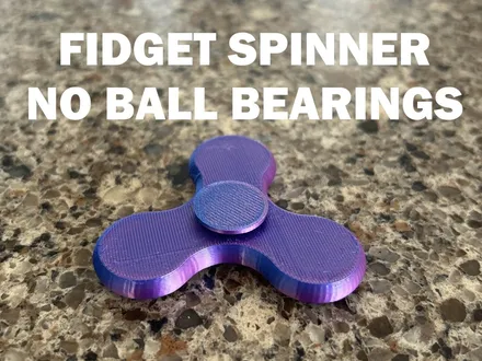 3D printed Bearingless Fidget Spinner — community design photo