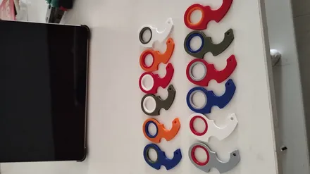 3D printed Fidget Spinner Keychain — community design photo