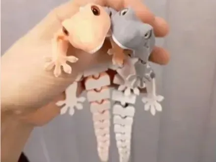 3D printed Flexi Gecko — community design photo