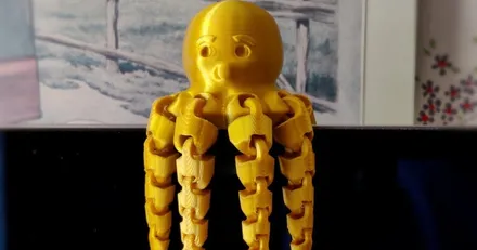 3D printed Flexi Octopus Fidget — community design photo