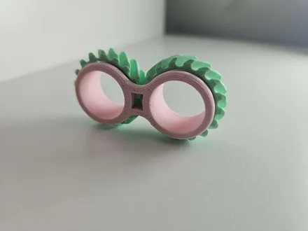 3D printed Gear Fidget Ring — community design photo