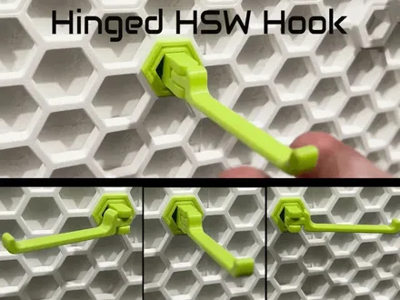 3D printed Honeycomb Wall Hook Set — community design photo