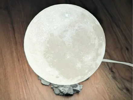 3D printed Moon Sphere Lamp — community design photo