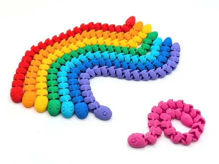 3D printed Wiggle Snake — community design photo